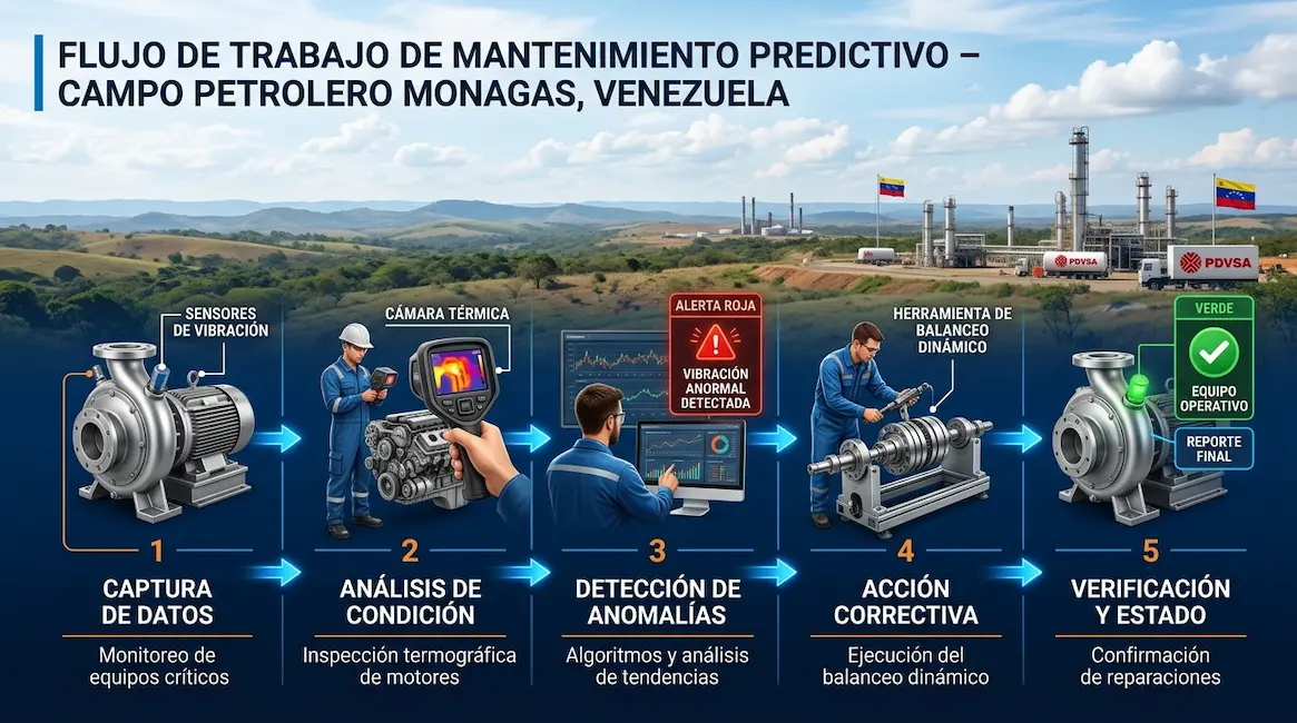 5 aspectos clave del mantenimiento predictivo en la reactivación petrolera