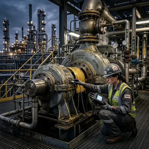 Análisis de vibraciones en bombas centrífugas: Evita Paradas y Multiplica el Uptime
